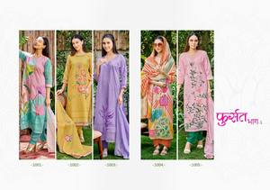 ฝ้าย Schiffi ดิจิตอล salwar kameez คอลเลกชันแคตตาล็อกเต็มรูปแบบที่มีอยู่ในอัตราขายส่งคอลเลกชันพรีเมี่ยม - Product Image 6