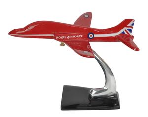Modelo de Avión de Aleación de Metal Fundido a Presión con Acabado Lacado, Tema de la Fuerza Aérea Real, Rojo Premium, Escala 1:100, Modelo Hecho a Mano con Soporte, Último Modelo - Product Image 5
