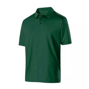 Polo de Golf para hombre, camisa de poliéster de alta calidad bordada en blanco, 100% algodón - Product Image 6