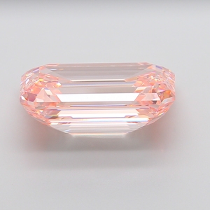 Diamant de laboratoire cultivé CVD de 15 carats, rose intense fantaisie, taille émeraude, VVS2, certifié IGI - Product Image 3