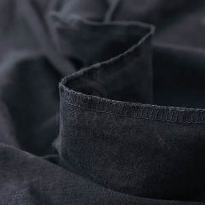 T-shirt décontracté streetwear pour homme, lavage à l'acide, coton doux, coupe décontractée, style tendance, tissu confortable pour un usage quotidien - Product Image 3