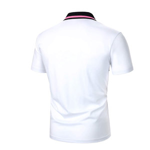 เสื้อยืดโปโลผู้ชายแบบแห้งเร็วเสื้อยืดโปโลผ้าฝ้ายโพลีเอสเตอร์สำหรับผู้ชายใส่สบาย - Product Image 3