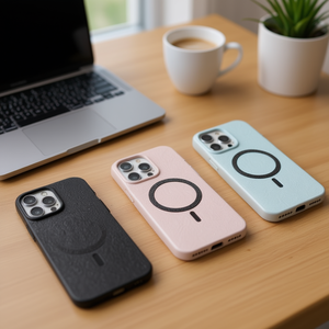 Funda Magnética de Cuero Genuino de Color Puro para Teléfono Móvil con Protección Contra Caídas - Product Image 3