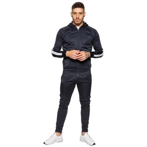2025 ensemble de jogging de survêtement personnalisé ensemble de pantalons de survêtement et de sweat à capuche pour hommes avec logo de haute qualité pantalon de survêtement en coton et ensemble de sweat à capuche zippé - Product Image 6