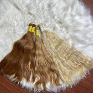 Haute qualité!! Cheveux en vrac bruts pleine cuticule alignée 100% matière première de cheveux humains du Vietnam - Product Image 4