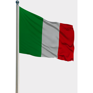 Bandera de Italia para Exteriores con Impresión Digital y Asta de Aluminio - Product Image 1