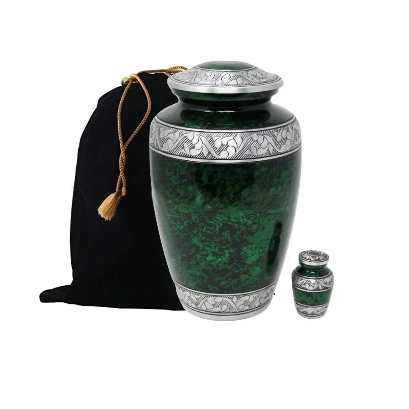 Handmade Adult Ashes Storage Urn Memorial Metal Engraved Cremation Urn Funeral Burial Urn Pot Buy From Indian Supplier