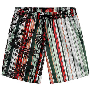 Ensemble T-shirt et short décontracté pour homme en coton tricoté écologique à col rond, imprimé numériquement et brodé - Product Image 6