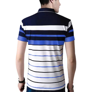 เสื้อยืดผู้ชายสำหรับเสื้อโปโลปักโลโก้ระบายอากาศแห้งเร็วลายพื้นสไตล์ลำลองไซส์ใหญ่พิเศษ - Product Image 2