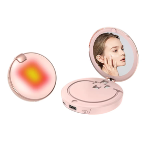 Có thể sạc lại Du Lịch Mỹ phẩm gương xách tay gấp gương với ngân hàng điện Tay Ấm-Du lịch nhỏ phụ kiện - Product Image 1