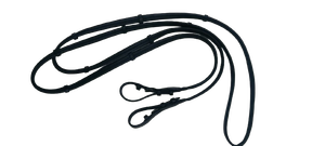 Rênes de cheval Web Rênes en cristal argenté Rênes de 16mm Gamme de chevaux Équipement de cheval Équestre Rub International - Product Image 2