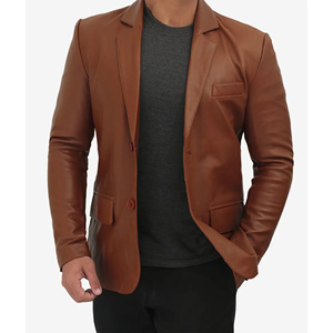 Tùy Chỉnh Thực Hiện Người Đàn Ông Của Thời Trang Da Blazer Da Thời Trang Blazer Người Đàn Ông, S Da Blazer Giản Dị Phù Hợp Với Chất Lượng Cao Hot Sản Phẩm Bán Chạy - Product Image 2