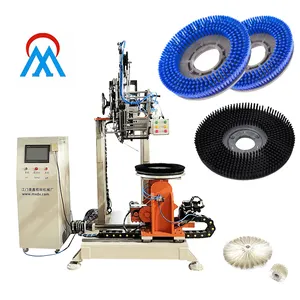 Meixin автоматизированная промышленная машина для сверления и обработки труб, дисковая щетка/машина для производства абразивной щетки