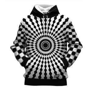 Vente en gros de sweat à capuche 100% polyester imprimé par sublimation anime pour hommes, maillot tricoté anti-rétrécissement avec logo personnalisé de haute qualité et impression intégrale du corps - Product Image 1