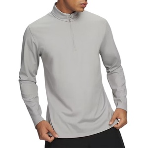 เสื้อออกกำลังกายแขนยาวผ้าคุณภาพสูงสวมใส่สบาย 100% โพลีเอสเตอร์ แห้งเร็ว ระบายเหงื่อได้ดี ทรงหลวม - Product Image 1