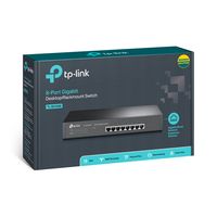 TP-Link TL-SG1008 8x RJ45 1000MB/dtk rak jaringan Switch dengan SNMP & QoS fungsi perangkat keras & perangkat lunak komputer