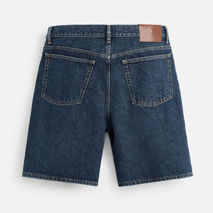 Custom Fashion Straight Loose Jeans Denim <b>Short</b> Pants Male Casual Customized Denim <b>Shorts</b> for <b>Men</b> Factory Best Rate Washed <b>Short</b> - Product Image 2