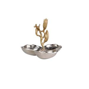 Moderna y Lujosa Cuenco Decorativa de Hierro y Aluminio con Diseño Festoneado, Pulido, 100% Natural, para Bodas, Fiestas, Uso Doméstico, Flores Decorativas - Product Image 3