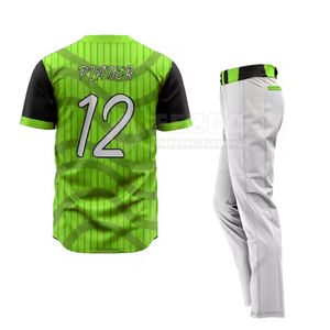Ensemble d'uniformes de baseball légers sans manches de haute qualité professionnelle respirante confortable à bas prix pour adulte - Product Image 2