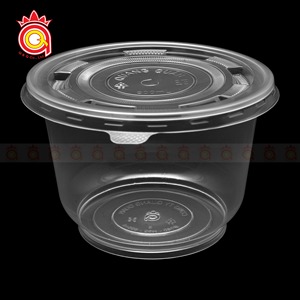 QUANG QUAN Micro-ondes Jetable En Plastique Transparent Soupe Saladier Récipient De Restauration Rapide Couvercles Durables Vaisselle Vaisselle - Product Image 3