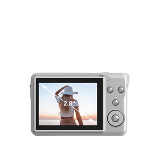 กล้องดิจิตอลพกพาขนาดกะทัดรัด CMOS HD 64MP 4K สีดำ แดง น้ำเงิน พร้อมไฟเติมแสง บันทึกวิดีโอแบบเรโทร รองรับ SD Card ซูม 20 เท่า - Product Image 5