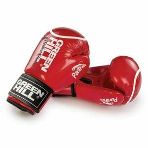 Guantes de Boxeo Personalizados con Logotipo de Pantera y Círculo, Guantes de Sparring de Cuero Vacuno en Tallas 10oz 12oz 14oz 16oz - Product Image 1