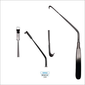 Retractor de Raíz Nerviosa Scoville, Juego de Instrumentos Manuales de Acero Inoxidable para Cirugía de Columna Vertebral, Procedimientos Ortopédicos, Clínica ORL - WPS-MF-140 - Product Image 1
