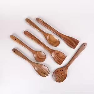 Simple <b>Wooden</b> Serving <b>Spoon</b> For Kitchen <b>Cooking</b> And Serving Tasks - Product Image 4