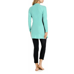 Ensemble de maillots de bain Burkini OEM personnalisé 2026, 2 pièces, couvrant entièrement le corps, maillot de bain islamique modeste pour femmes - Product Image 6