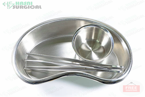 Bandeja de riñón de alta calidad Instrumento quirúrgico Acero inoxidable Embalaje personalizado CE ISO Aprobado - Product Image 3