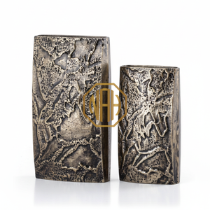 Jarrón de Flores de Metal Fundido de Aluminio Antiguo, Elegante Centro de Mesa Hecho a Mano, Proveedor de Fabricante al por Mayor - Product Image 5