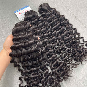 Extensions de cheveux humains bouclés vietnamiens en gros, cheveux vierges Remy, cuticules alignées, mèches bouclées, fournisseur - Product Image 6