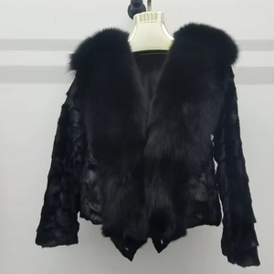 Chaqueta de Piel Sintética de Visón para Mujer con Logotipo Personalizado, Abrigo de Invierno de Lujo, Manga Cálida y Esponjosa, Estilo Premium - Product Image 2