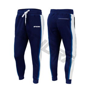 Nouveaux hommes pantalons élastique cordon pantalons de survêtement hommes haute qualité Joggers pantalon 100 pur coton polaire pantalon - Product Image 3