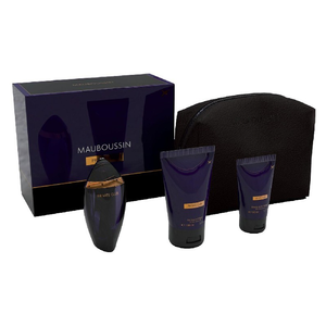 Mauboussin Private Club Gift <b>Set</b> Eau De Parfum Shower Gel After-Shave Balm with Toiletry Bag Premium Perfume Collection - Product Image 1