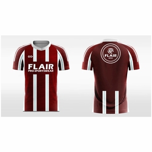 Camiseta de fútbol de poliéster 100% de diseño personalizado de la mejor calidad para niños Frente corto transpirable cómodo para conjuntos para niños OEM - Product Image 6