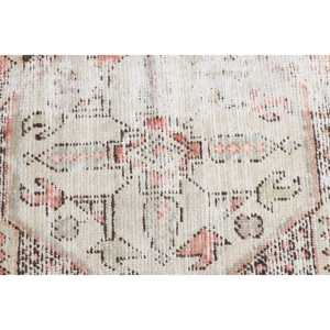 Turkish Rug, Small 2.7x5.4 ft Vintage Rug, <b>Red</b> White Camouflage <b>Wool</b> Rug - Product Image 5