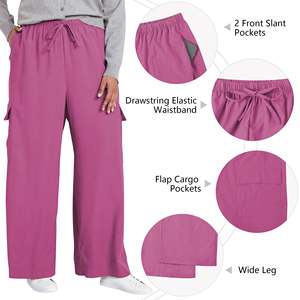 กางเกงคาร์โก้ผู้หญิงโอเวอร์ไซส์กางเกงวิ่งขายาวกางเกงโอเวอร์ไซส์ออกแบบได้ตามต้องการ - Product Image 6