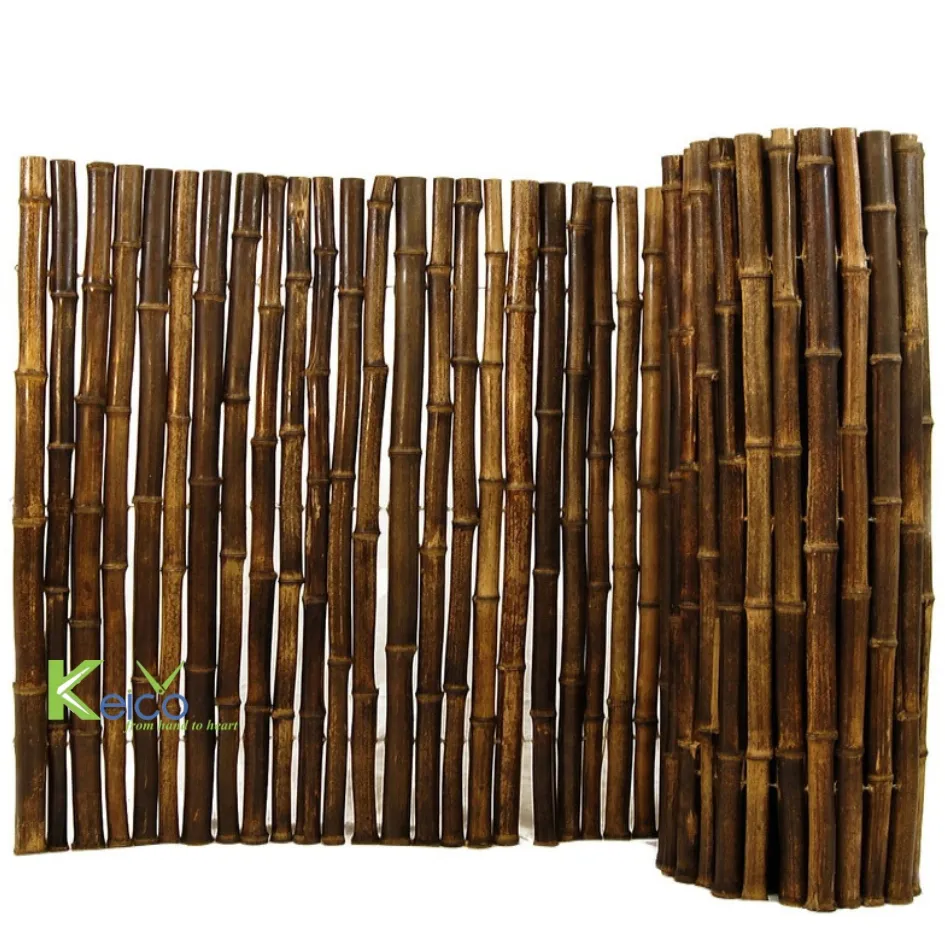 Vietnam Beste Groothandel Zwarte Bamboe Hekken Perfect Voor Uw Project Bamboe Hek Rollen Voor Buiten Tuin Decoraties
