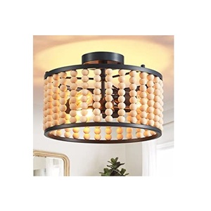 Lámpara colgante de ratán de estilo nórdico para cocina, luces de bambú tejidas de Estilo vintage para restaurante, gran oferta - Product Image 5