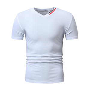 Venta al por mayor peso pesado camiseta lisa en blanco hombres de lujo personalizado pesado 100% algodón camiseta de gran tamaño - Product Image 5