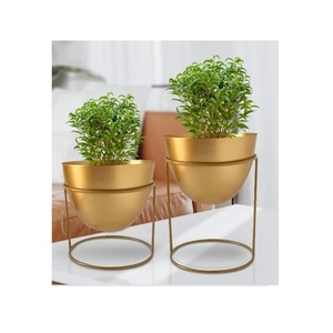Soporte de metal para plantas de interior y exterior con soporte para decoración de hogar y jardín, macetas y macetas - Product Image 5