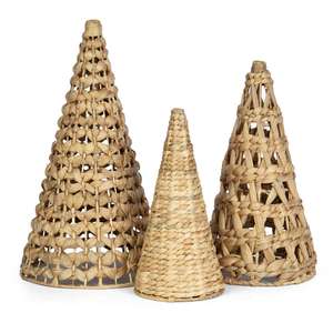 Juego de 3 árboles de Navidad de jacinto de agua, diseño elegante con el mejor precio, color OEM ODM - Product Image 1