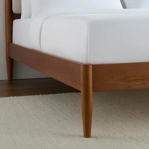 Diseño moderno Queen Size Camas de madera y cabecero de tapicería para apartamento de hotel o muebles de dormitorio del hogar - Product Image 4