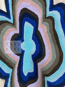 Franky 100% pure laine grande taille moderne décor de sol de maison tapis tufté à la main avec des ensembles de tapis à motif abstrait irrégulier - Product Image 4