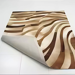 Top vente peau de vache en cuir Patchwork tapis et ensembles motif abstrait haute pile mur à mur pour la maison et le bureau - Product Image 2