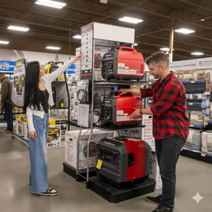 Générateur solaire portable à refroidissement par air de grande capacité 5120Wh, 4 temps, station d'alimentation P5000 Pro, 2 panneaux solaires 400W, sortie AC 5x3600W - Product Image 2