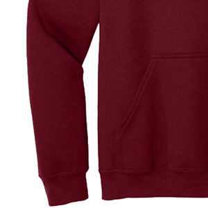 Sweat à capuche en coton uni pour hommes sweat à capuche d'hiver en polaire lourde surdimensionné uni pour hommes - Product Image 3