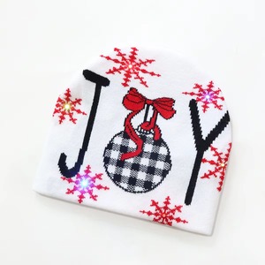 OEM Deportes de invierno Jacquard Acrílico Sombrero Puño Patrón de árbol Impresión digital Gorros Característica común de la tela - Product Image 2