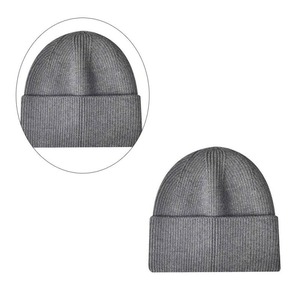 Gorros de doble capa, gorro de punto elástico suave, ropa de calle moderna, tocados de moda Unisex acogedores para invierno, uso al aire libre, jacquard - Product Image 1